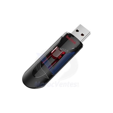 CLE USB SANDISK CRUZER GLIDE 16GO 3.0 NOIR