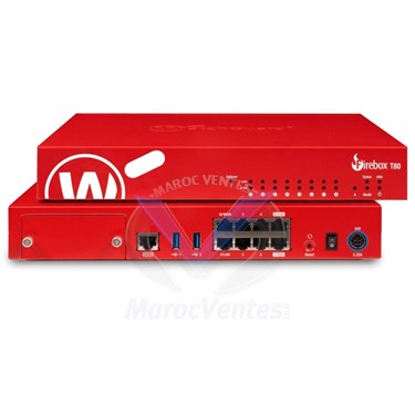 WatchGuard Firebox T80 with 1-yr Total Security Suite (EU)