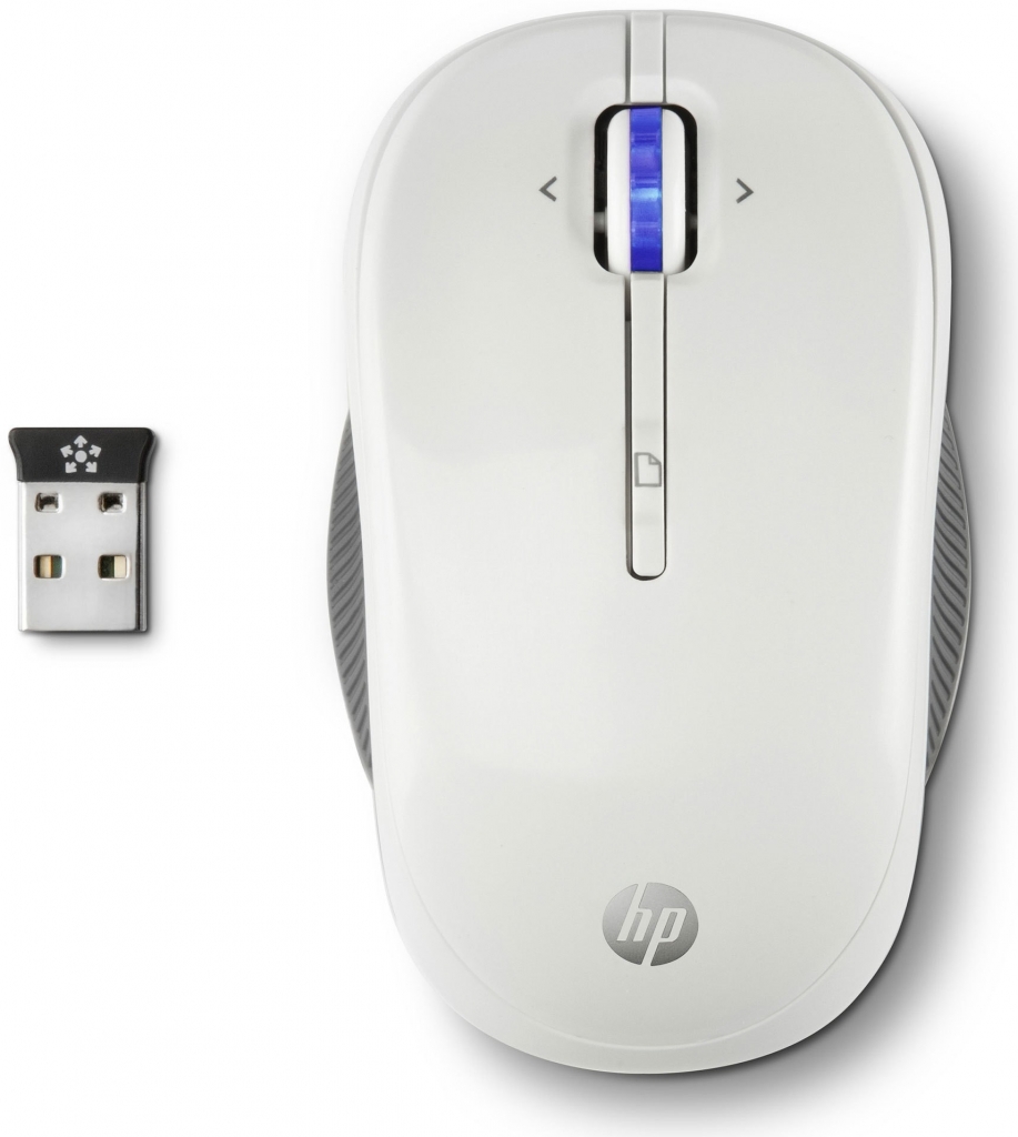 HP X3300 White Wireless Mouse