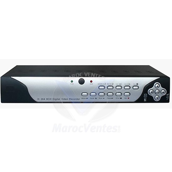 DVR 4 Voies vidéo- 2 Audio enregistrement 100 fps 04D9104B