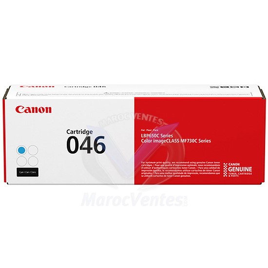 Cartouche Toner CRG 046 Cyan ( 2300 pages) 1249C002AA