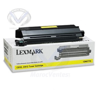 Toner Jaune Lexmark Laser Couleur C912 X912e 14 000P