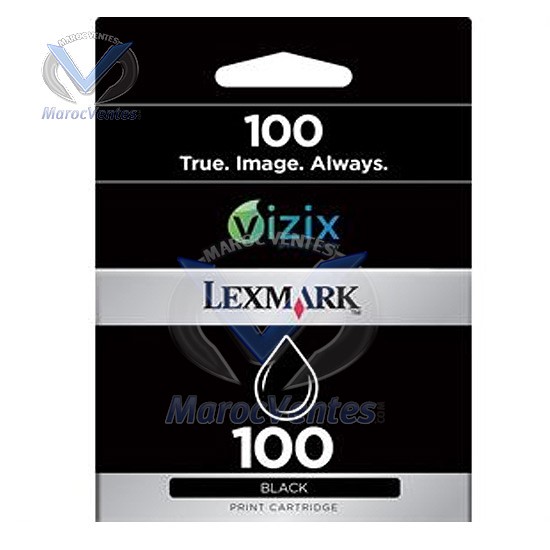 Cartouche Lexmark Noir 100-Cartouche Lexmark Noir 100