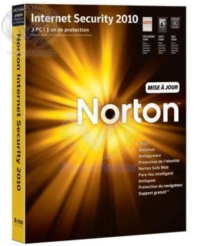 NORTON INTERNET SECURITY 2010 FA SYSTEM BUILDER 1 PACK pour 3 postes 20050455