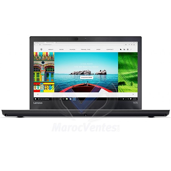 PC Portable Thinkpad T470 i5-7200U 14" FHD Anti Reflets 8GB 1TB 20HD0016FE