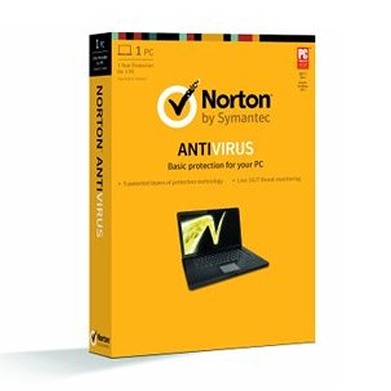 NORTON ANTIVIRUS 2013 FA 1 USER 3LIC BOX DVDPKG RET