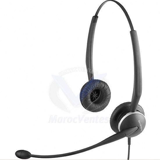 Micro Casque Filiaire Jabra GN2100 Duo Flex-Boom (vendu sans cordon) 2129-82-04