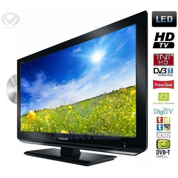 Téléviseur 22" TV LCD à rétroéclairage à LED HD TNT
