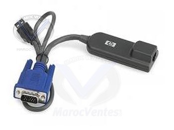 1 adaptateurs interface RJ45-PS2 HP pour console KVM 262588-B21