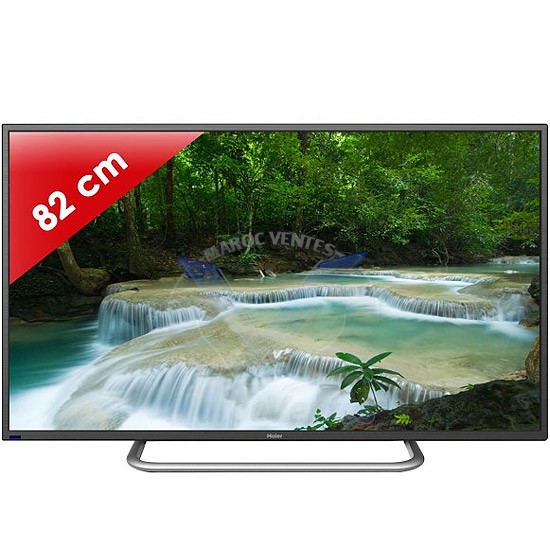 TV LED SLIM HAIER 32" (81cm) Couleur Noire 32B7000