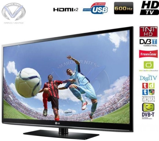 Téléviseur plasma 42" écran large HDTV - 600 Hz - TNT HD
