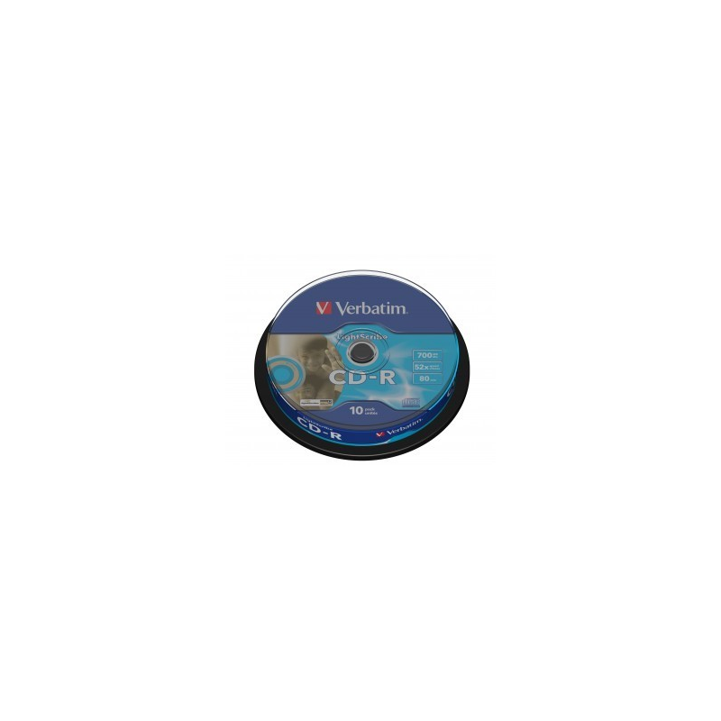 PACK DE 10 UNITÉS CD-R AZO LightScribe VERBATIM 43441