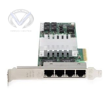 Carte réseau Ethernet Gigabit PCI-Express 4 ports cuivre HP NC364T