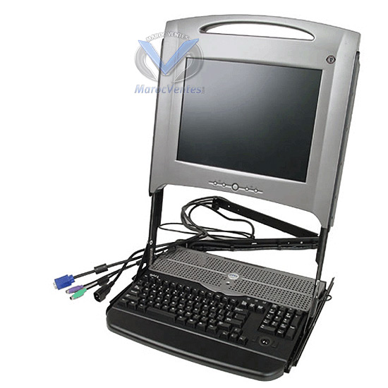 Comparer Dell 1U CRT Moniteur 17 pouces à Dell IN2010N 20 pouces