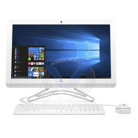 PC de bureau Tout en un 20 AIO i3-7130U 4GB 1TB 19.5" Win 10 4DG62EA