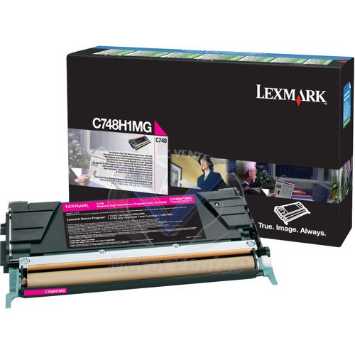 Lexmark Toner Magenta High Yield ReturnProgram 10k pour C748 C748H1MG