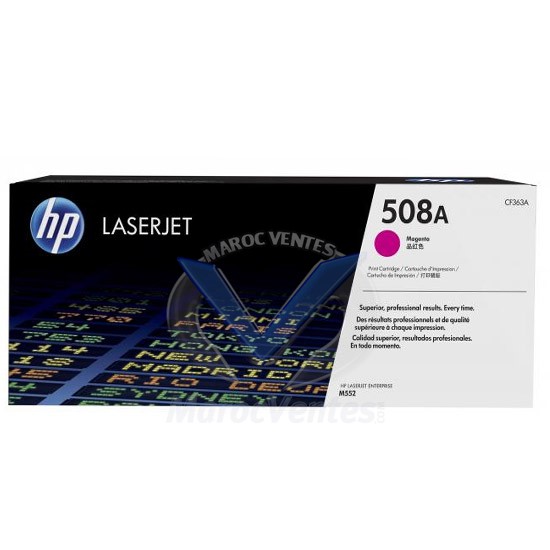 HP 508A Magenta LaserJet Toner Cartridge CF363A