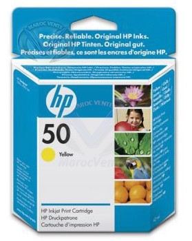 HP 51650YE - Jaune 42ml (n° 50) 51650YE