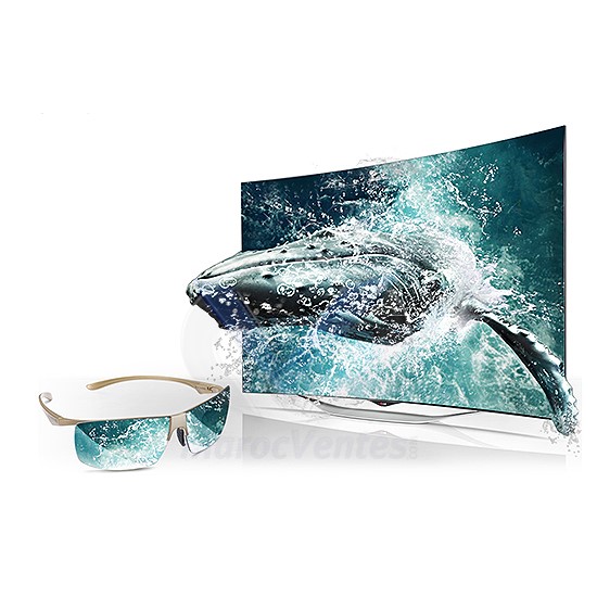 Téléviseur intelligent 3D OLED courbé 1080p de 55 pouce 55EA9800