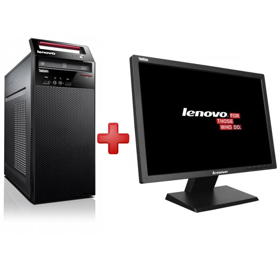 Ordinateur de bureau  Intel Core Pentium Processor G3220 Freedos + Ecran Lenovo LT2024 ThinkVision 20"