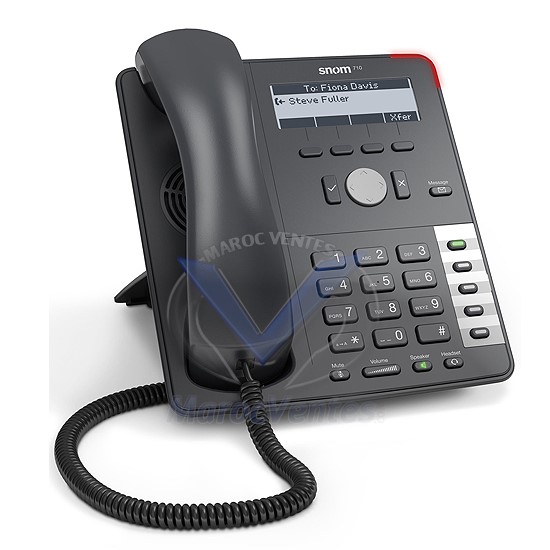 Téléphone SIP professionnel avec 5 touches de fonctions directes et 4 comptes SIP 710