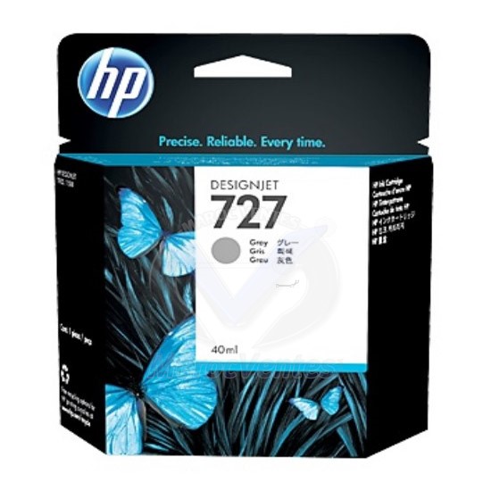 HP 727 40-ml Gray Ink Cartridge B3P18A