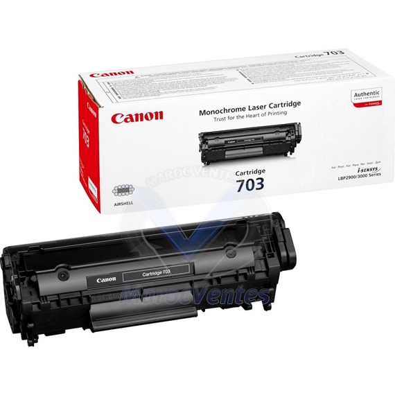 Toner laser 703 noir 2 000 pages 7616A005AA