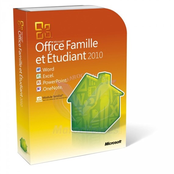 Office Home and Student 2010 32-bit/x64 French Africa DVD-Office Home and Student 2010 32-bit/x64 French Africa DVD
