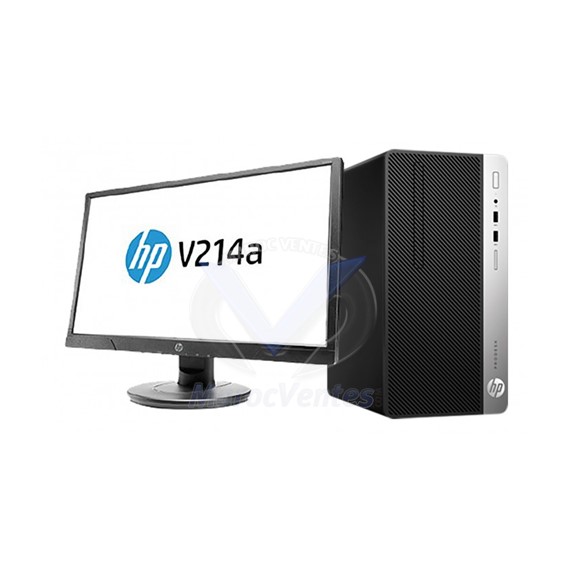 ProDesk 400 G6 MT i7-8700 4 Go 1To FreeDos + Ecran V214.7in 20,7" 7ZW63EA