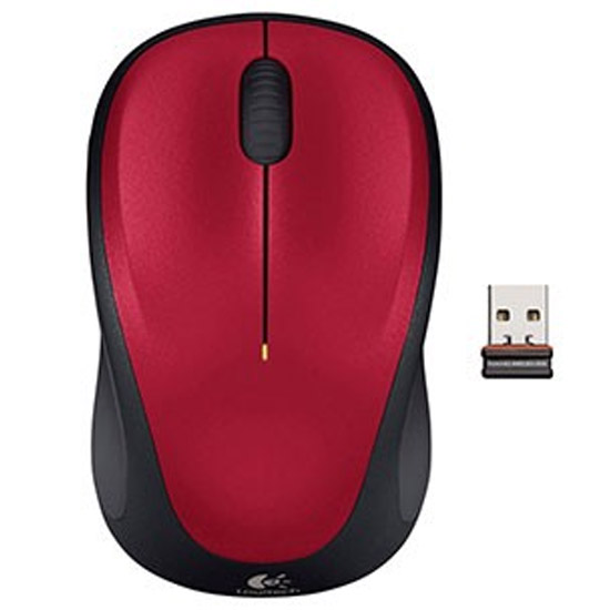LOGITECH Wireless Mouse M235 (Nauru) Red