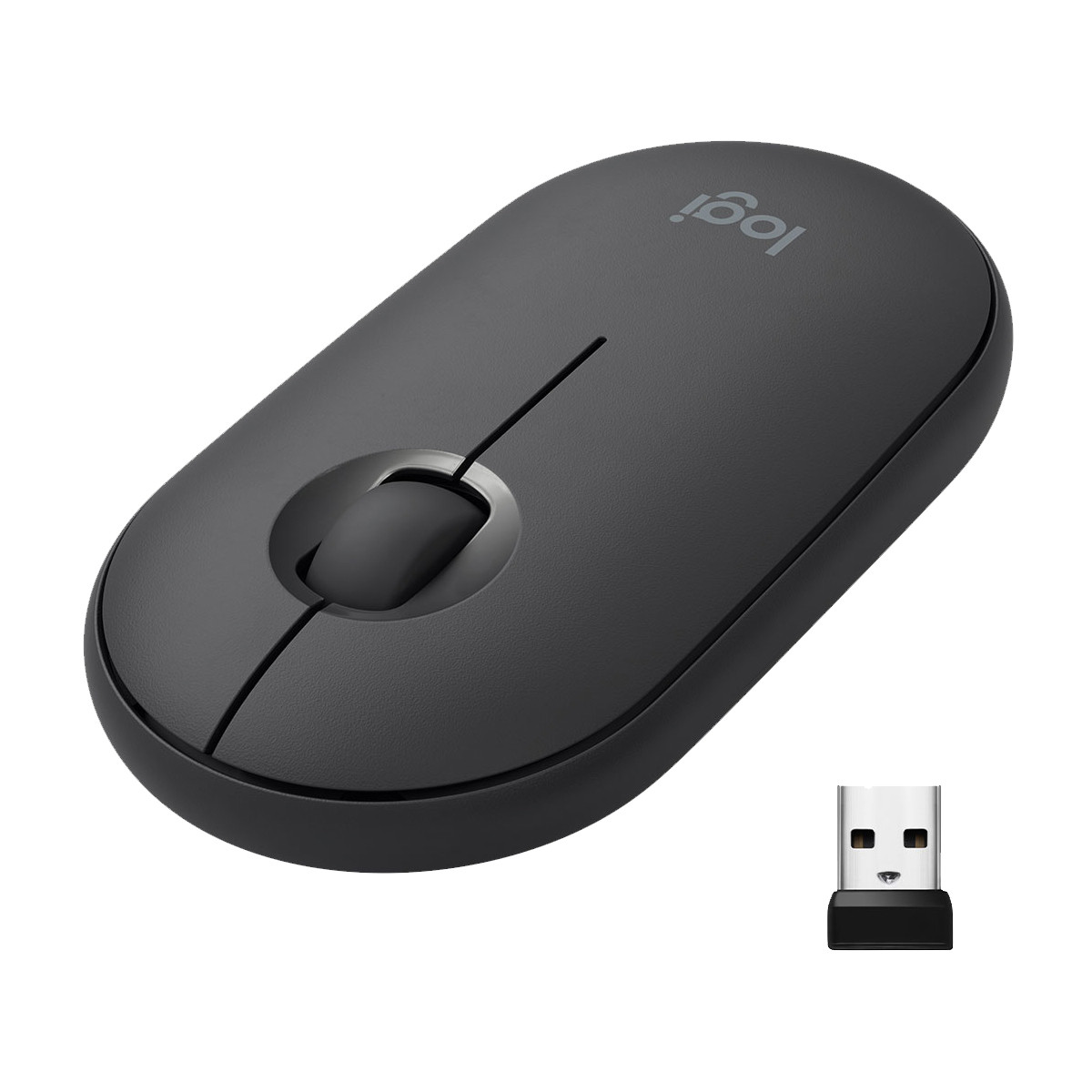 LOGITECH Pebble M350 Wireless Mouse - GRAPHITE - EMEA 12M