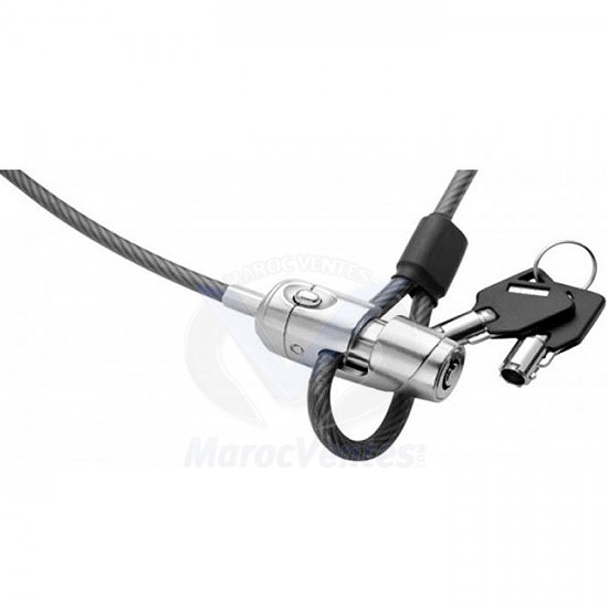 DACOMEX CABLE EN ACIER SECURITE AVEC ANTIVOL A CLE 4.8 mm 915105