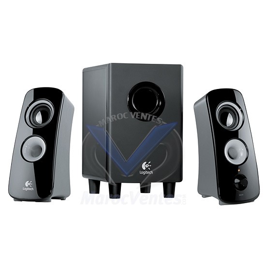Logitech Speaker System Z323. Audio output channels: 2.1, Puissance évaluée de RMS: 30 W 980-000356