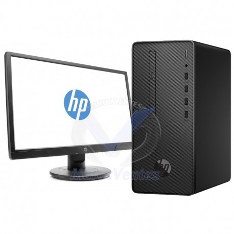 HP Pro G3 MT Dualcor G5420 1TB Graveur DVD SuperMulti 4 Go DDR4 FreeDos Ecran LED V214a 20,7" 9UG03EA
