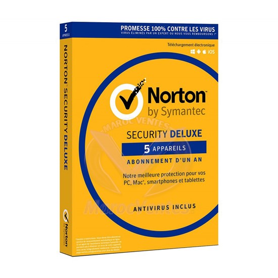 Norton Security DeLuxe 1 an 5 Appareils A143821