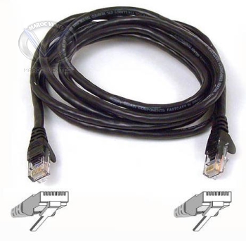 Cat6 Patch Cable, 5m, Black