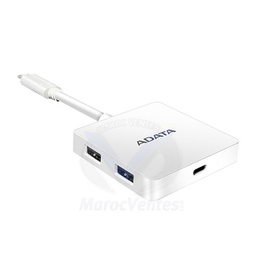 HUB USB 3.0 (3.1 Gen 1) Type-C 5000Mbit / s Blanc