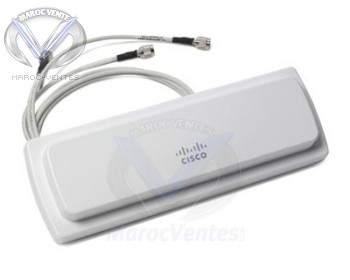 Antenne Triple Omni-directionnelle gain 3 dBi avec connecteur RP-TNC AIR-ANT2430V-R