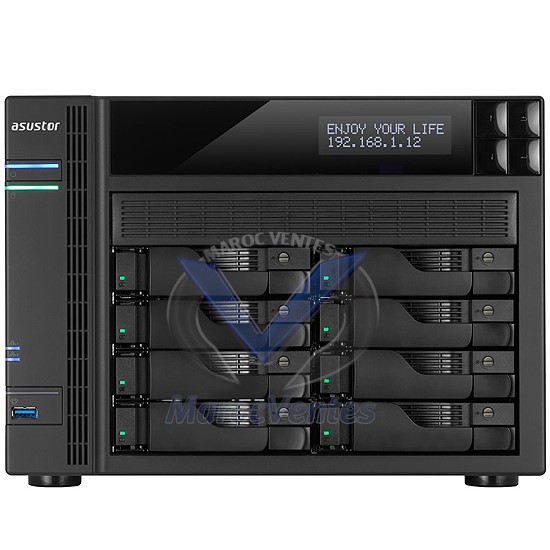 Serveur NAS 8 Baies Processeurs Intel Celeron AS6208T
