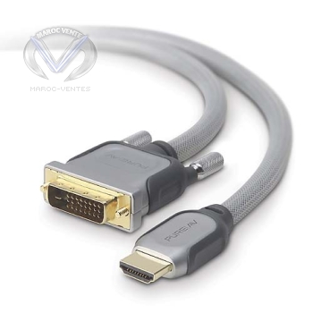 DVI TO HDMI SL CABLE PURAVSilver - 2,4