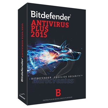 Bitdefender Antivirus Plus 2015 - 1 an 3 postes
