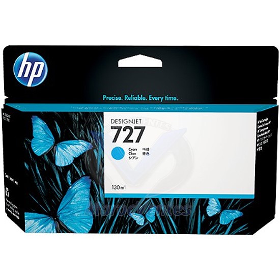 727 130-ml Cyan DesignJet Ink Cartridge B3P19A