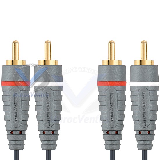 BE BLUE STEREO AUDIO CABLE 2X RCA M - 2X RCA M 2M-BE BLUE STEREO AUDIO CABLE 2X RCA M - 2X RCA M 2M