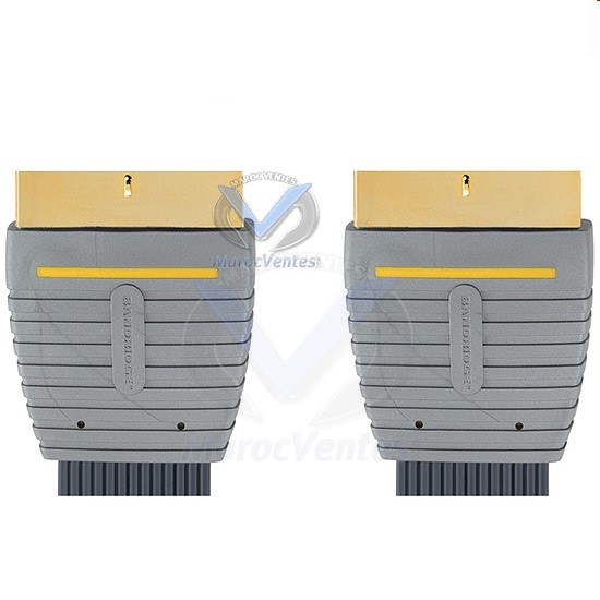 BE BLUE FLAT SCART AV CABLE SCART M - SCART M 2M-BE BLUE FLAT SCART AV CABLE SCART M - SCART M 2M
