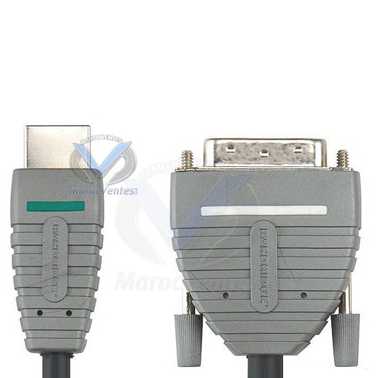 BE BLUE DVI to HDMI Cable   DVI-D M - HDMI M 2m-BE BLUE DVI to HDMI Cable   DVI-D M - HDMI M 2m