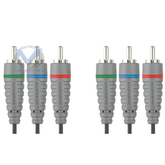 BE BLUE COMPONENT VIDEO CABLE 3X RCA M - 3X RCA M