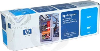 HP C1893A - Kit Encreur Cyan - Encre UV - 410ml C1893A