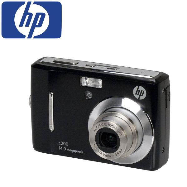 HP C200 digital camera,14 Mgp,3x, 2.7" LCD Screen, black