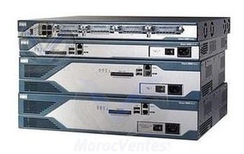 Routeur sécurité voix pour 2821 avec PVDM2-32, services IP évolués et 64F/256D C2821-VSECK9