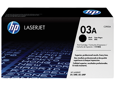 HP LaserJet C3903A Black Print Cartridge